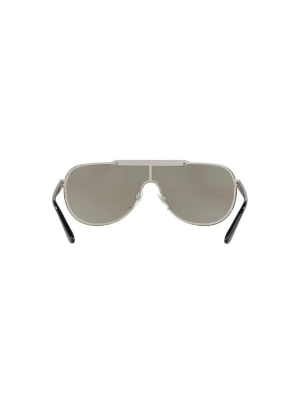 VERSACE VE2140 10006G Silver Light Grey Mirror Silver 40 mm Men's Sunglasses NIB